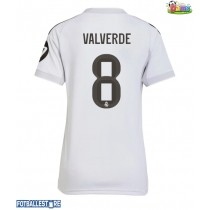 Real Madrid Federico Valverde #8 Hjemmedrakt Dame 2025-26 Kortermet